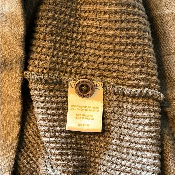 Weatherproof Vintage Thermal Men’s Hoodie  Size Small - Picture 10 of 10